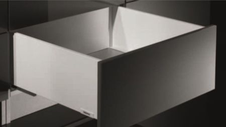 Выдвижной ящик с тонкой стенкой Titus Tekform slimline DW182 350 мм, цвет белый. Арт: 655-8H35-150-00, 655-8H35-150-00
