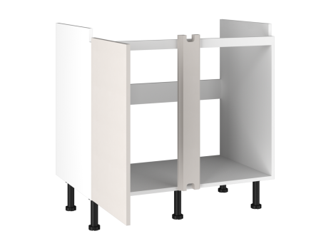 Стол под мойку угловой СМУ-100, Виста (900*534*870) Экокожа Белый, 26303