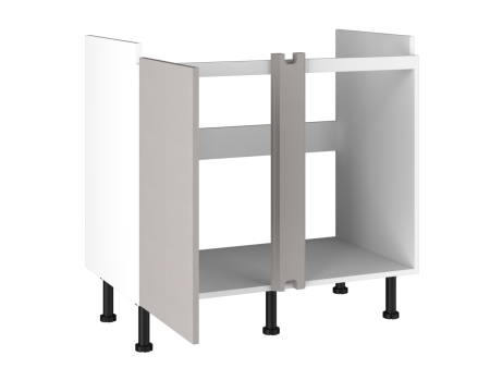 Стол под мойку угловой СМУ-100, Виста (900*534*870) Экокожа Бежевый, 26503