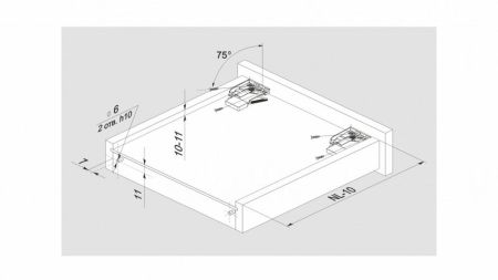 Системы выдвижения, DB8881Zn/400