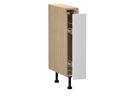 Стол, бутылочница СБ-15, Женева (150*520*870) Дуб Палермо/Белый матовый, 22407