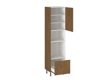 Шкаф-пенал 960 П-1 бок левый ЛДСП Каселла, Фьюжн (600*566*2456) Дуб Каселла коричневый, 27178