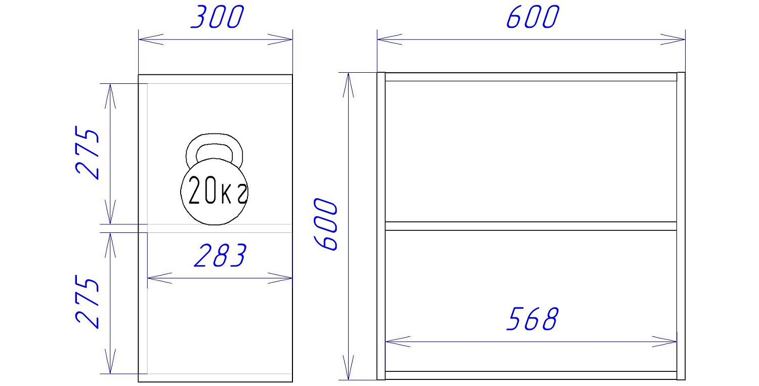 Шкаф ШО-60к, Женева (600*300*600) Дуб Палермо, 21949