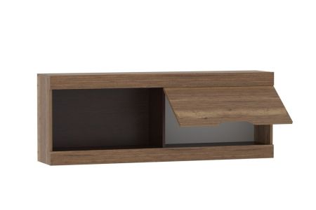 Шкаф-полка навесная 1400 NEW, Гарда (1400*282*522) Дуб галифакс Табак, 31620