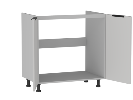 Стол под мойку СМ-80, Ватель (800*520*820) Экокожа Белый, 23911