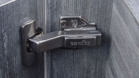 Мебельная петля без пружины и ответной планки LINE PUSH 45° H946C02/BN, H946C02/BN