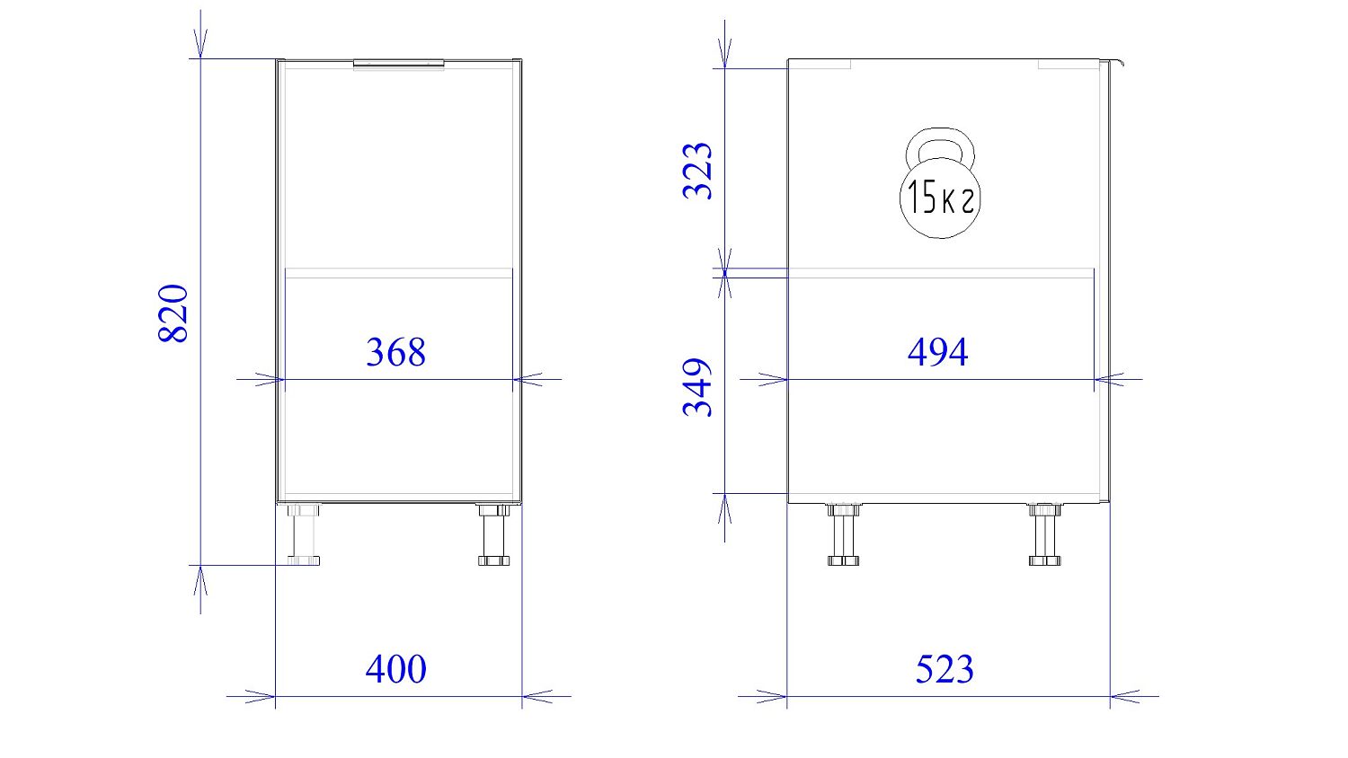Стол С-40, Монза (400*523*820) Экокожа Бежевый, 23102