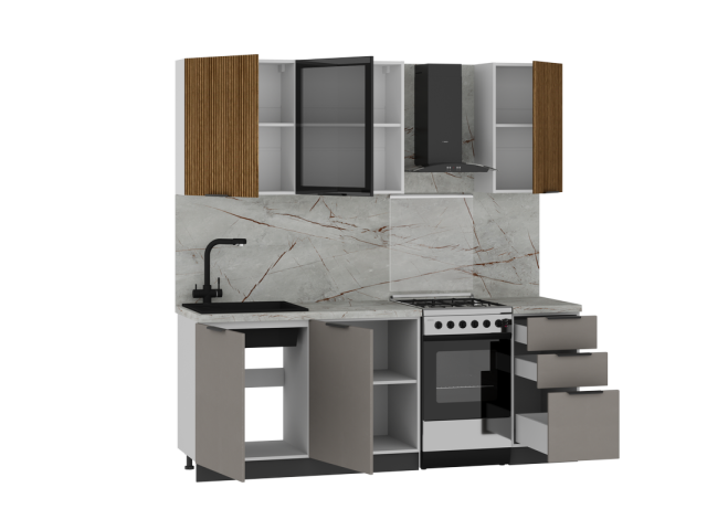 Кухня "Ватель" (возможный вариант комплектации 1)