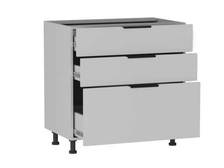 Стол с ящиками СЯ-80 (176/356), Ватель (800*523*820) Экокожа Белый, 23920