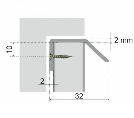 Мебельная ручка, RT007BGC.1/32