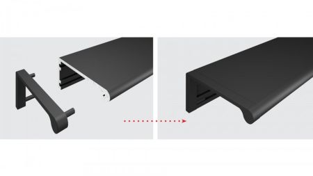 Мебельная ручка, RP101BL.1/000/3000