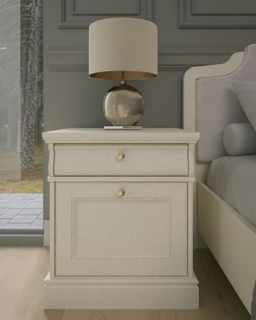 Тумба прикроватная, Сиена (550*405*625) Береза бежевая, 12313