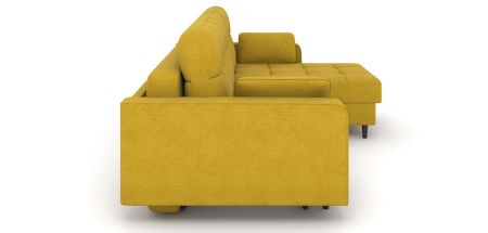 Диван Орлеан  угловой универсальный ткань Verona Latte 724 (2330*1590*900) Бежевый, 2122710/48586/5