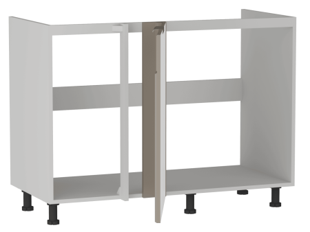 Стол под мойку угловой СМУ-120, Берта (1100*554*820) Мокко, 25120