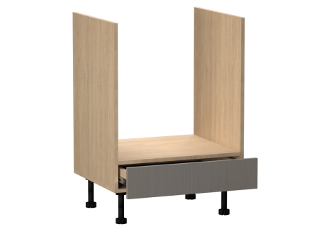 Стол под духовой шкаф СД-60, Женева (600*520*870) Дуб Палермо/Серый камень , 22018