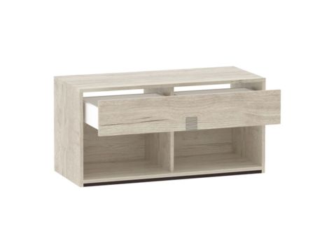 Тумба 900 ПМ-6 низкая, Мале (900*384*444) Дуб галифакс белый, 50505