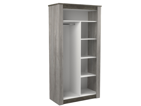 Доп. средник в 2-двер.шкаф, Денвер (523*500*1706) Белый, 11744