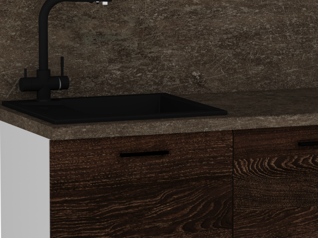 Кухня "Канзас" (возможный вариант комплектации 5)