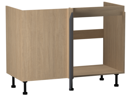 Стол под мойку угловой СМУ-120 правый, Женева (1154*534*870) Дуб Палермо/Синий матовый, 22515