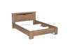 Кровать  1400, Гарда (1506*2085*860) Дуб галифакс Табак, 10220