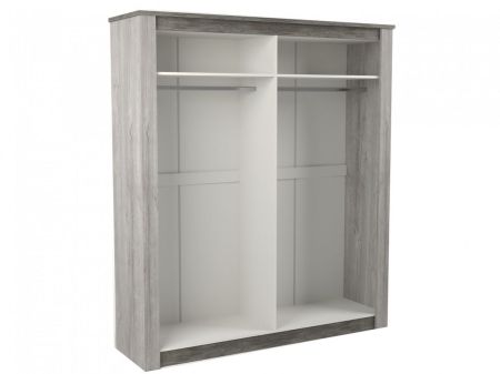 Шкаф 4-х дверный 2194, Денвер (1920*538*2194) Риббек серый, 11712