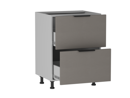 Стол с ящиками СЯ-2-60 , Ватель (600*523*820) Экокожа Мокко, 23722