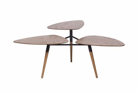 Стол журнальный Флорэ каркас Дуб натуральный, Флорэ (820*820*540), ФР-00011288/1