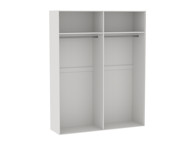 Шкаф 4-дверный с глухими дверями, Аврора (1812*522*2304) Дуб Мария/Кашемир