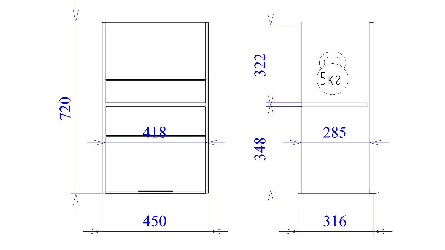Шкаф  ШГ-45, Монза (450*316*720) Экокожа Бежевый, 23141