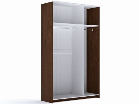 Шкаф 3-х дверный, Кантри (1460*558*2300) Орех Риббек темный, 11307