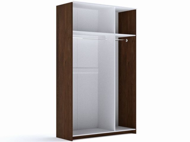 Шкаф 3-дверный корпус риббек темно-коричневый