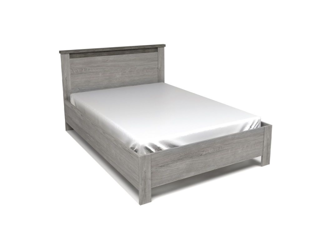 Кровать 1200 с подъемным механизмом, Денвер (1268*2077*860), Риббек Серый