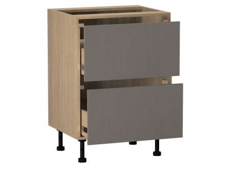 Стол с ящиками СЯ-60 (2), Женева (600*520*870) Дуб Палермо/Серый камень , 22022