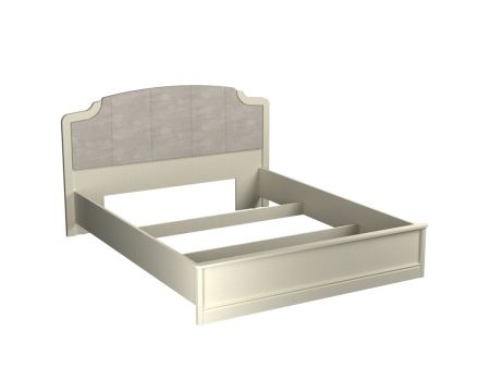 Кровать Люкс 1600, Сиена (1794*2110*1090) Береза бежевая, 12309