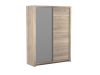 Шкаф-купе 2-х дверный с комбинированными дверями, Юта (1752*621*2300) Дуб Мария