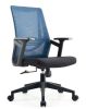 Кресло офисное,вращающееся LJ-2201В BLUE+BLACK  (610*500*1070), LJ-2201В BLUE+BLACK ИМП