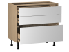 Стол с ящиками СЯ-90, Женева (900*520*870) Дуб Палермо/Белый матовый, 22422