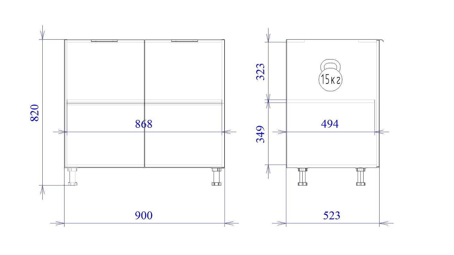 Стол С-90, Монза (900*523*820) Экокожа Бежевый, 23108