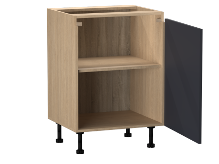 Стол С-60, Женева (600*520*870) Дуб Палермо/Синий матовый, 22505