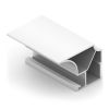 Профиль верт. Flat, Белый матовый, AS0533.VP540.WHKPP.RA
