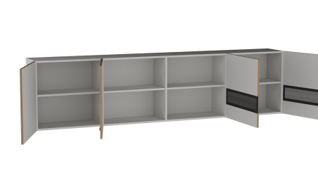 Шкаф ШСТ-240, Смарт (2400*316*600) Серый, 22610