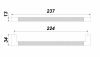 Мебельная ручка, RS286BSN/MBSN.4/224