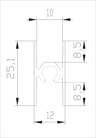 Рамка средняя ЭКО, Шампань матовая, AE0452.AP540.CHMAN.CJ