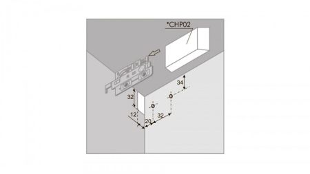 Навес для шкафа , CH02