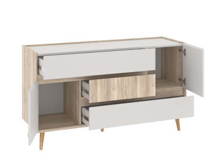 Комод, Аврора (1400*453*809) Дуб Мария/Кашемир, 12704