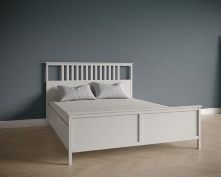 Кровать 1600 NEW, Фрея (1700*2092*1104) Белый, 12525