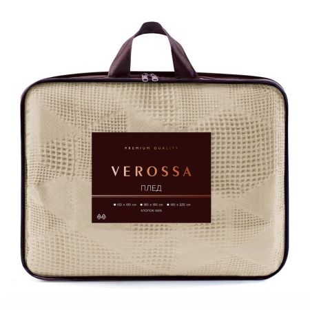 Плед VR  ЖАК26 льняной (150*190) Ваниль, 734329