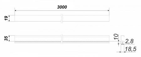 Мебельная ручка, RP002SC.1/000/3000