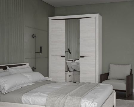 Шкаф 3-х дверный 2200 Prime, Гарда (1520*520*2200) Дуб Винтерберг, 12409