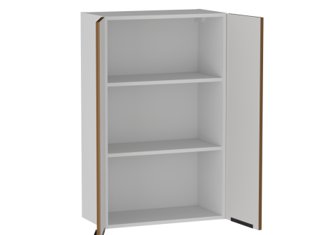 Шкаф 960 2-х дверный ШГ-60, Ватель (600*316*960) Дуб рейка шоколад, 23362